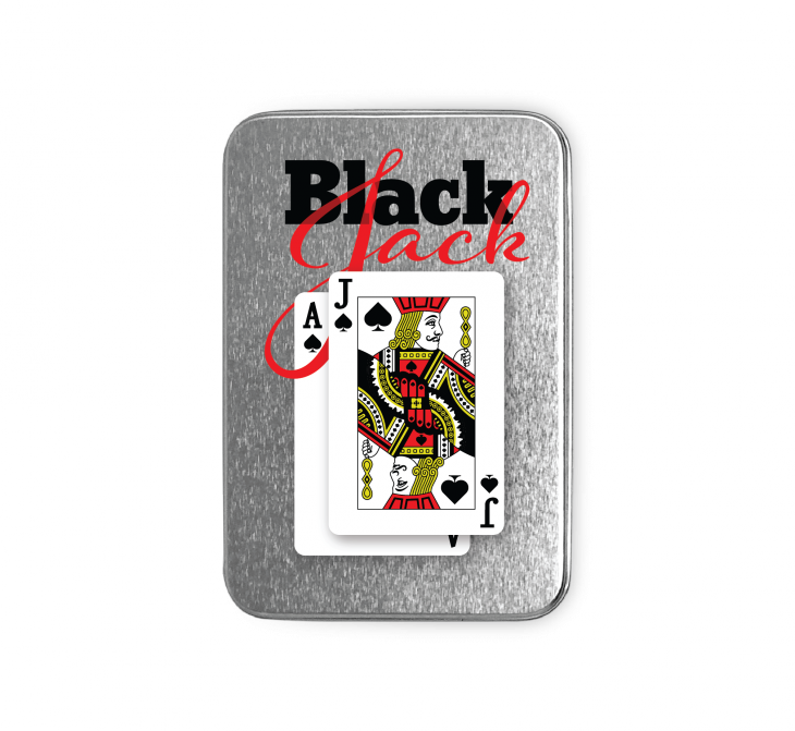 Black Jack Playing Card Tin main image